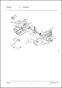 Stihl TS350 Spare Parts Manual
